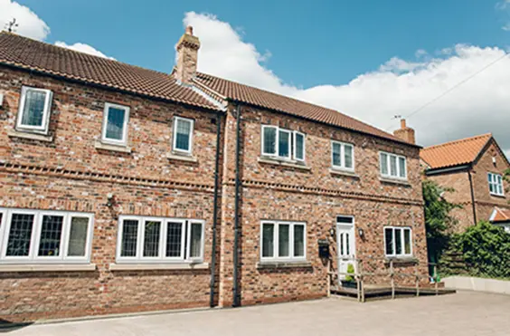 The Lodge - outside view of care home